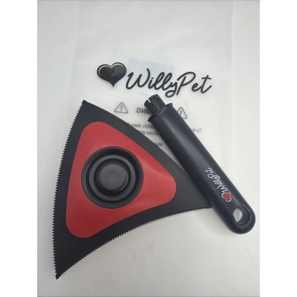 Willy Pet Triangle Pet Hair Remover with 3 Cleaning Modes NWT